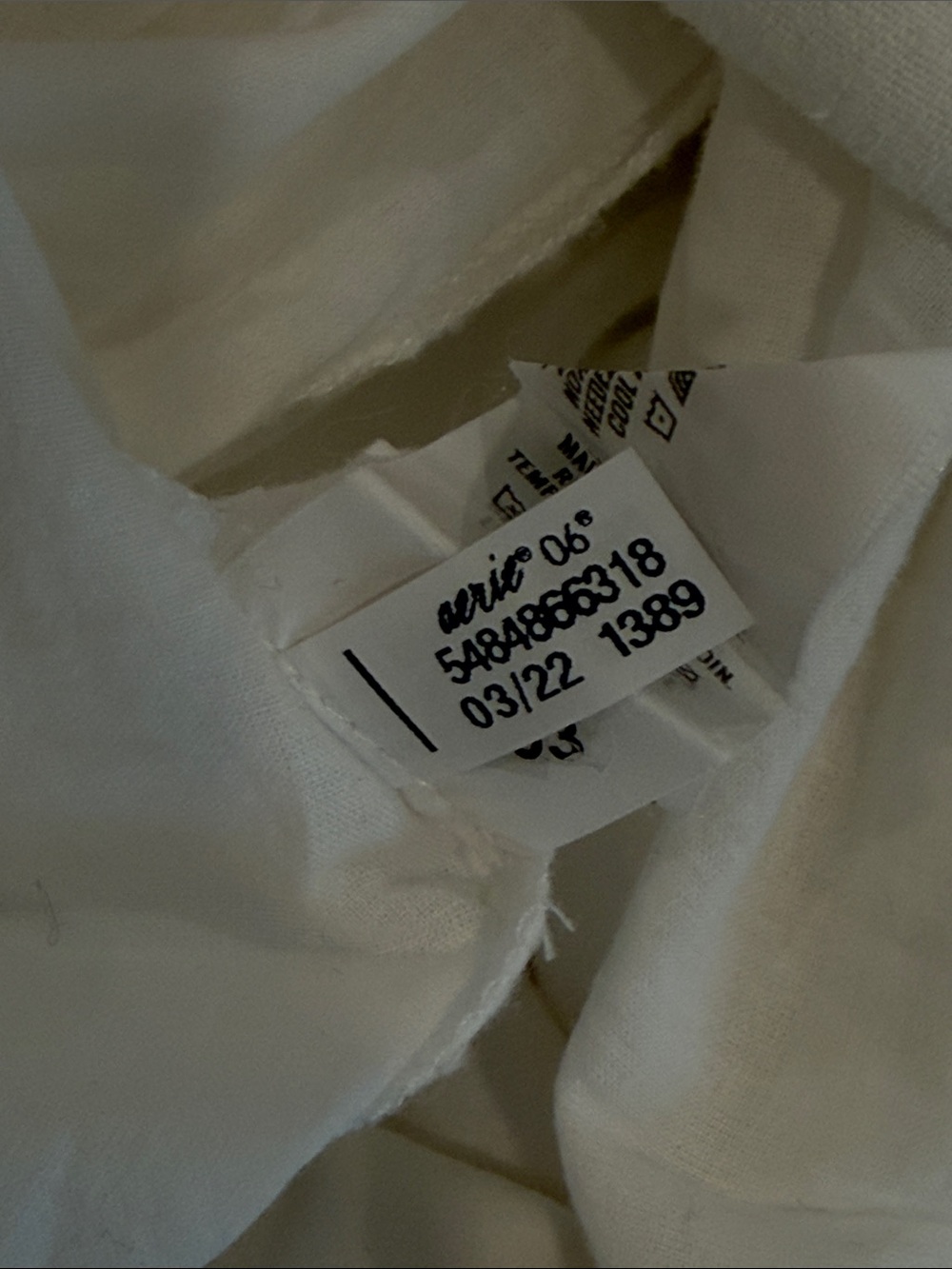 aerie White Ruffle Sleeve Mini Dress - Picture 7 of 8